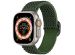 iMoshion Bande élastique en nylon Apple Watch Series 1-9 / SE / Ultra (2) - 42/44/45/49 mm - Vert foncé