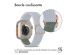 imoshion Bande élastique en nylon Apple Watch Series 1-10 / SE / Ultra (2) - 42/44/45/46/49 mm - Gris clair