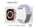 imoshion Bande élastique en nylon Apple Watch Series 1-10 / SE / Ultra (2) - 42/44/45/46/49 mm - Gris clair