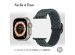 imoshion Bande élastique en nylon Apple Watch Series 1-10 / SE / Ultra (2) - 42/44/45/46/49 mm - Gris foncé