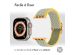 imoshion Bande élastique en nylon Apple Watch Series 1-10 / SE / Ultra (2) - 42/44/45/46/49 mm - ﻿Vert clair