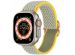 imoshion Bande élastique en nylon Apple Watch Series 1-10 / SE / Ultra (2) - 42/44/45/46/49 mm - ﻿Vert clair