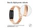 iMoshion Bracelet en acier Fitbit Inspire 2 / HR / ACE2 / ACE3 - Rose Dorée