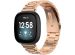 imoshion Bracelet en acier le Fitbit Versa 4 / 3 / Sense (2) - Rose Dorée