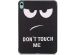 imoshion Coque tablette Trifold iPad 10 (2022) 10.9 pouces - Don't touch