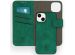 imoshion Etui de téléphone de type portefeuille de luxe 2-en-1 amovible iPhone 14 - Vert foncé