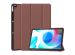 imoshion Coque tablette Trifold Realme Pad - Brun