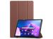 imoshion Coque tablette Trifold Lenovo Tab M10 Plus (3rd gen) - Brun