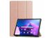 imoshion Coque tablette Trifold Lenovo Tab M10 Plus (3rd gen) - Rose Dorée