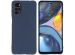 iMoshion Coque Couleur Motorola Moto G22 - Bleu foncé