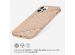 Selencia Aurora Coque Fashion iPhone 12 (Pro) - ﻿Coque durable - 100 % recyclée - Earth Leaf Beige