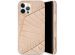 Selencia Aurora Coque Fashion iPhone 12 (Pro) - ﻿Coque durable - 100 % recyclée - Earth Leaf Beige