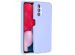 Accezz Coque Liquid Silicone Samsung Galaxy A13 (4G) - Violet