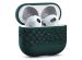 Njorð Collections Salmon Leather Case Apple AirPods 3 (2021) - Dark Green