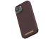 Njorð Collections Coque en cuir véritable MagSafe iPhone 14 - Dark Brown