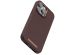 Njorð Collections Coque en cuir véritable MagSafe iPhone 14 Pro Max - Dark Brown