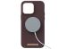 Njorð Collections Coque en cuir véritable MagSafe iPhone 14 Pro Max - Dark Brown