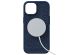 Njorð Collections Coque Salmon Leather MagSafe iPhone 15 - Blue