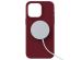 Njorð Collections Coque daim Comfort+ MagSafe iPhone 15 Pro Max - Red