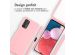 imoshion ﻿Coque en silicone avec cordon Samsung Galaxy A13 (4G) - Rose