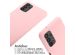 imoshion ﻿Coque en silicone avec cordon Samsung Galaxy A13 (4G) - Rose