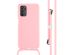 imoshion ﻿Coque en silicone avec cordon Samsung Galaxy A13 (4G) - Rose