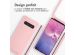 imoshion ﻿Coque en silicone avec cordon Samsung Galaxy S10 - Rose