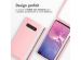 imoshion ﻿Coque en silicone avec cordon Samsung Galaxy S10 Plus - Rose