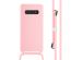 imoshion ﻿Coque en silicone avec cordon Samsung Galaxy S10 Plus - Rose