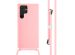 iMoshion ﻿Coque en silicone avec cordon Samsung Galaxy S22 Ultra - Rose