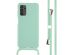 imoshion ﻿Coque en silicone avec cordon Samsung Galaxy A13 (4G) - Menthe verte