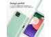 iMoshion ﻿Coque en silicone avec cordon Samsung Galaxy A22 (5G) - Menthe verte