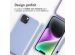 imoshion ﻿Coque en silicone avec cordon iPhone 14 Plus - Violet