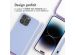 imoshion ﻿Coque en silicone avec cordon iPhone 14 Pro Max - Violet