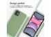 imoshion ﻿Coque en silicone avec cordon iPhone 11 - Vert