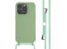 iMoshion ﻿Coque en silicone avec cordon iPhone 14 Pro - Vert