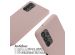 imoshion ﻿Coque en silicone avec cordon Samsung Galaxy A13 (4G) - Sand Pink