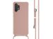 imoshion ﻿Coque en silicone avec cordon Samsung Galaxy A32 (4G) - Sand Pink