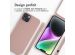 iMoshion ﻿Coque en silicone avec cordon iPhone 14 Plus - Sand Pink