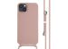 imoshion ﻿Coque en silicone avec cordon iPhone 14 Plus - Sand Pink