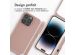 imoshion ﻿Coque en silicone avec cordon iPhone 14 Pro - Sand Pink