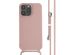 imoshion ﻿Coque en silicone avec cordon iPhone 14 Pro Max - Sand Pink