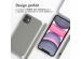 iMoshion ﻿Coque en silicone avec cordon iPhone 11 - Gris clair