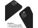 iMoshion ﻿Coque en silicone avec cordon iPhone 12 (Pro) - Noir