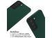 imoshion ﻿Coque en silicone avec cordon Samsung Galaxy S22 - Vert foncé