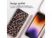 imoshion Coque design en silicone avec cordon iPhone SE (2022 / 2020) / 8 / 7 - Animal Pink