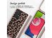 imoshion Coque design en silicone avec cordon Samsung Galaxy A53 - Animal Pink