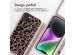 imoshion Coque design en silicone avec cordon iPhone 14 Plus - Animal Pink