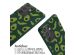 imoshion Coque design en silicone avec cordon Samsung Galaxy S21 Ultra - Avocado Green