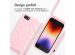 imoshion Coque design en silicone avec cordon iPhone SE (2022 / 2020) / 8 / 7 - Retro Pink